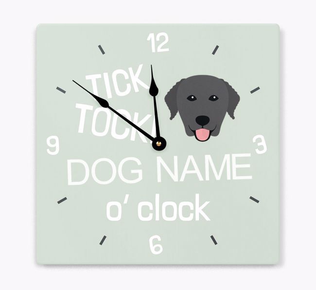 Tick Tock 'O' Clock: Personalised {breedFullName} Wall Clock